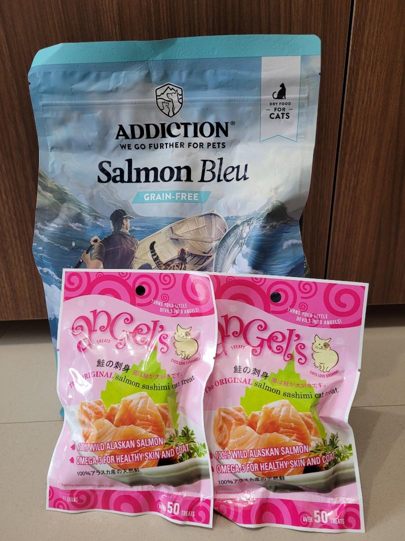 Addiction salmon deals bleu cat food