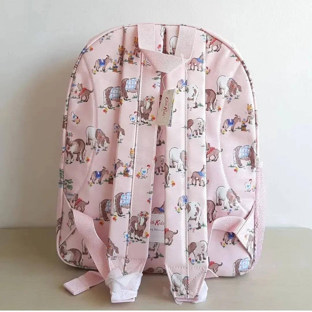 Cath Kidston Shetland Ponies Kid Padded Rucksack Backpack (Category: Babies & Kids Fashion) located in Muntinlupa City. Submitted by lemonbearph (Listing ID 1177434451, Image 3). Description: Cath Kidston Shetland Ponies Kid Padded Rucksack with Mesh Pocket SALE: Php1700.00 (SRP Php2699.00) Size: H45x W45x D35 cm Material: 100% cotton coated canvas Cleaning Instructions: Wipe clean #cathkidston #cathkidstonbag #cathkidstonph #cathkidstonbagsph #c