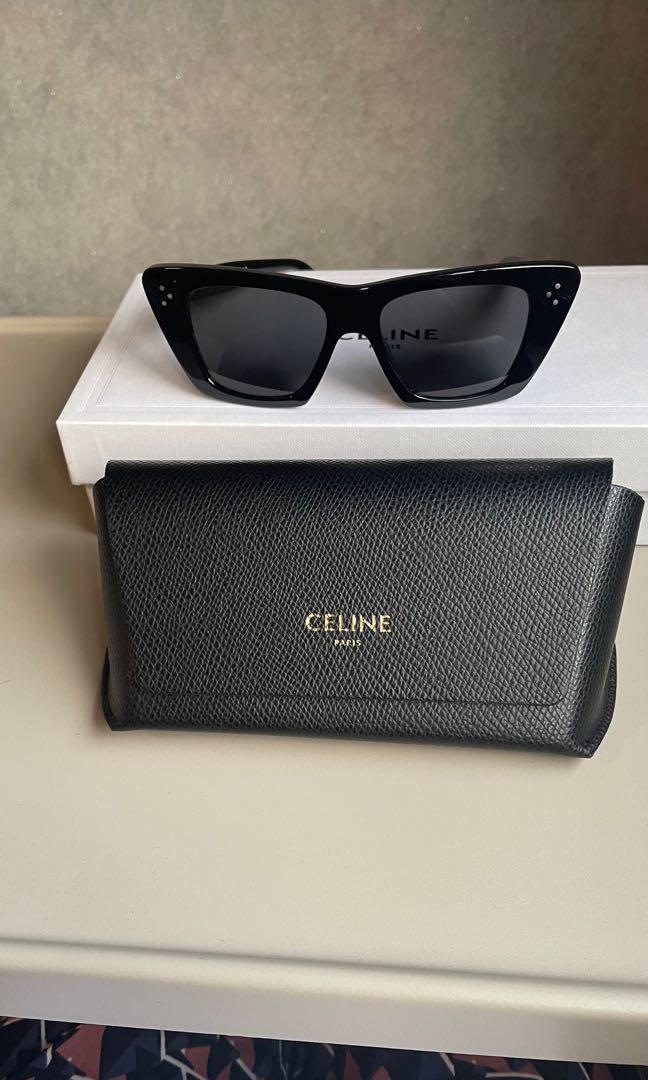 Celine sunglass CL401871 Black, Luxury, Accessories on Carousell