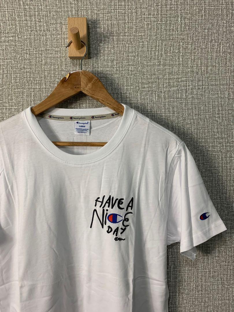 Champion have a nice day t shirt hotsell