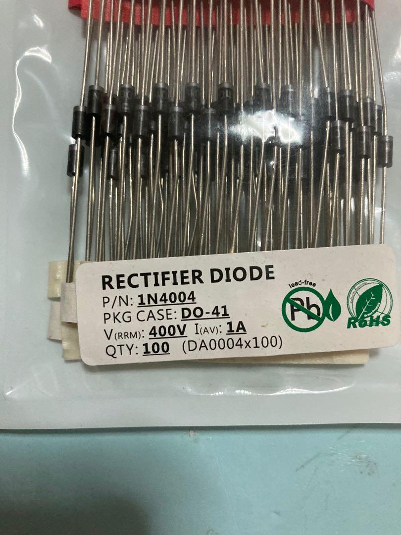 Chanzon Rectifier Diode 1N4004, Computers & Tech, Parts & Accessories ...