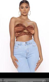 Chocolate Fashion Nova Crop