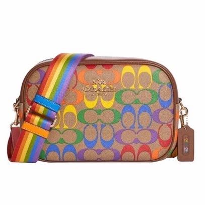 Coach rainbow bag sale