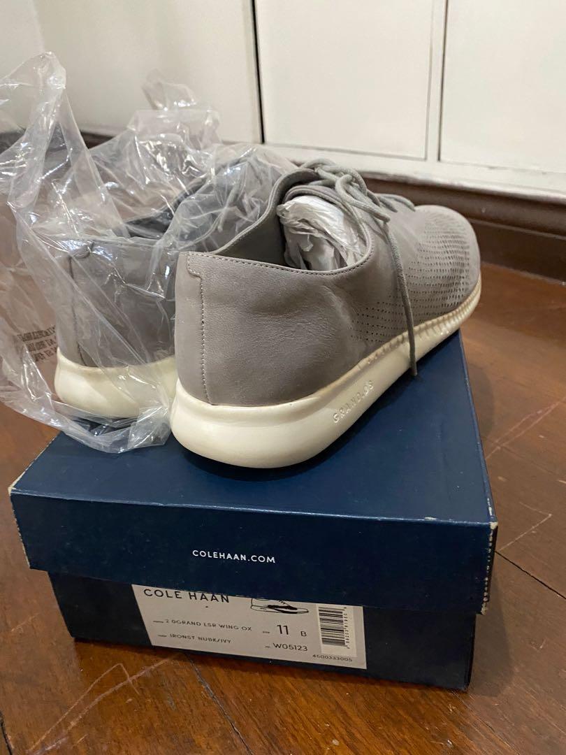 Cole Haan Men's 2.Zerogrand Laser Wingtip Oxford Lined, Ironstone