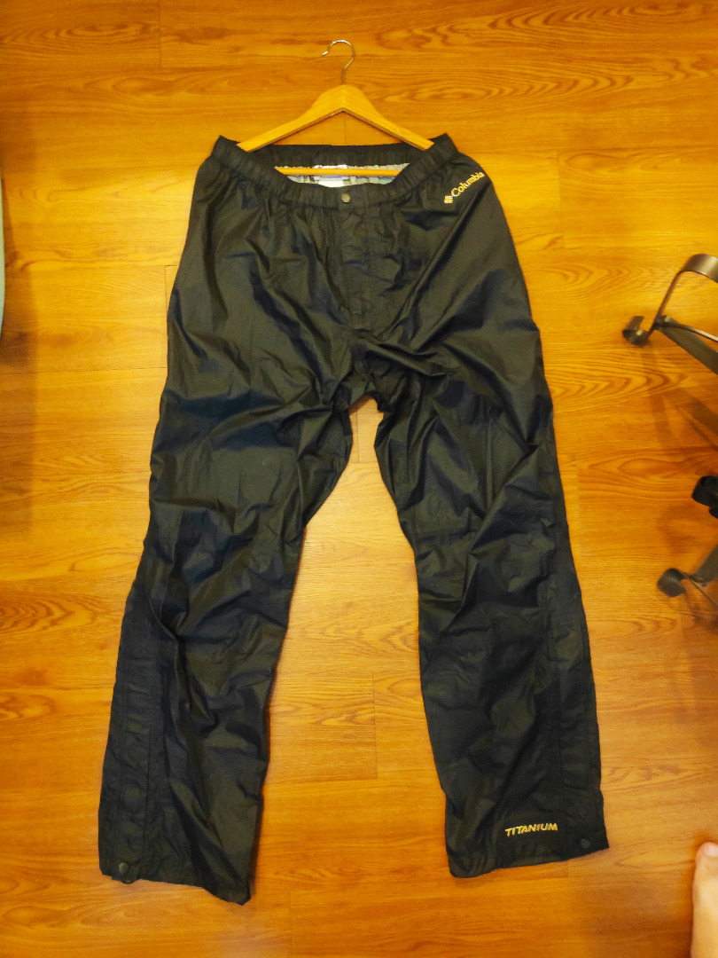 Columbia Titanium Waterproof Pants Black Packable