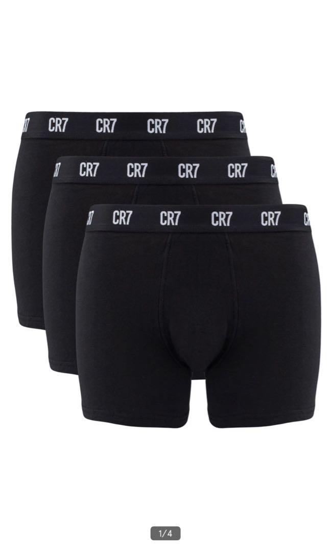 NEW Cristiano Ronaldo CR7 Men's Underwear 3-Pack Trunk Cotton Stretch  Boxers 