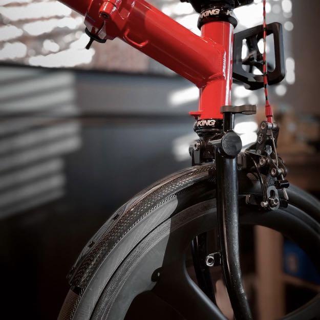 Custom Carbon Fenders Brompton