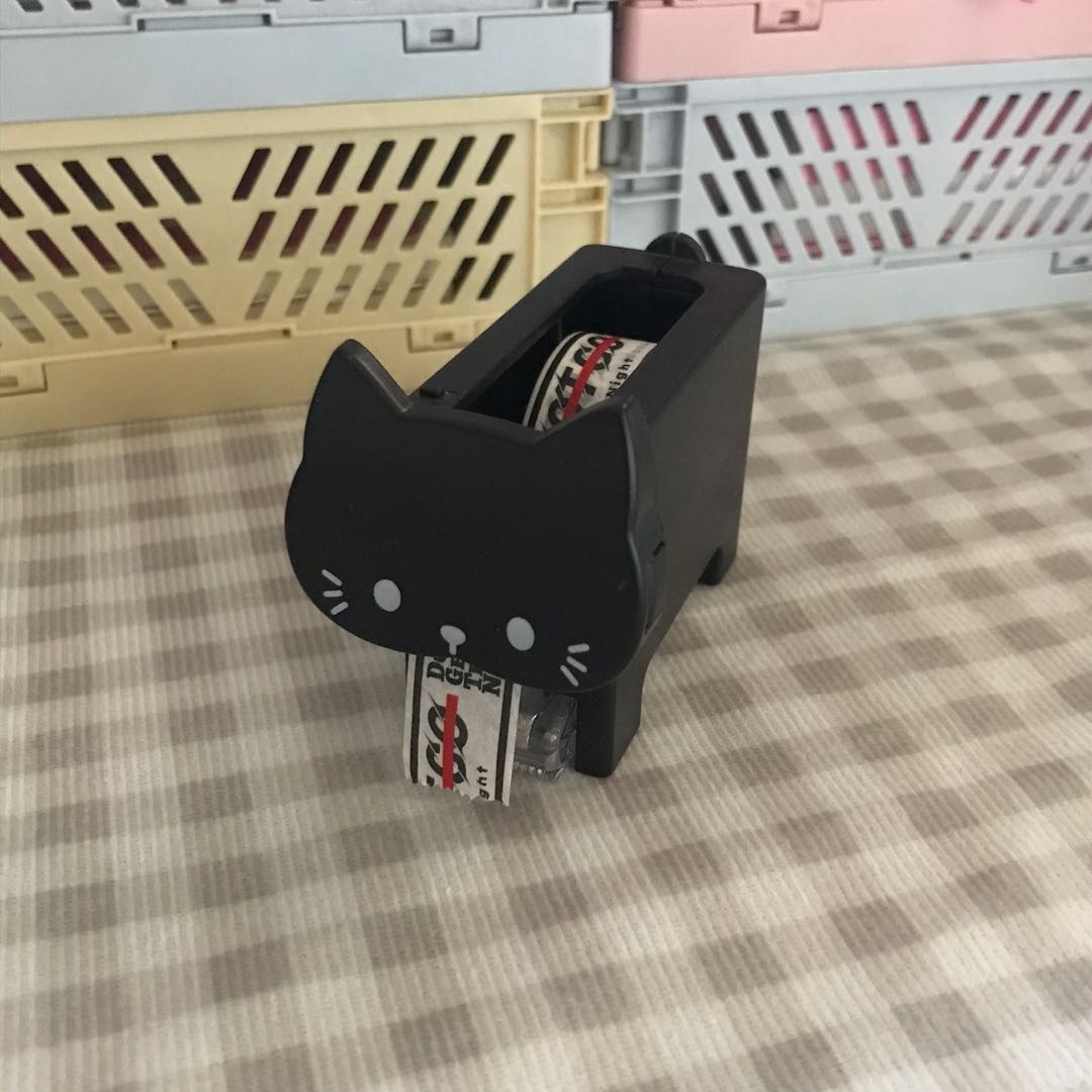 daiso japan cat tape dispenser & my little twin stars mini storage