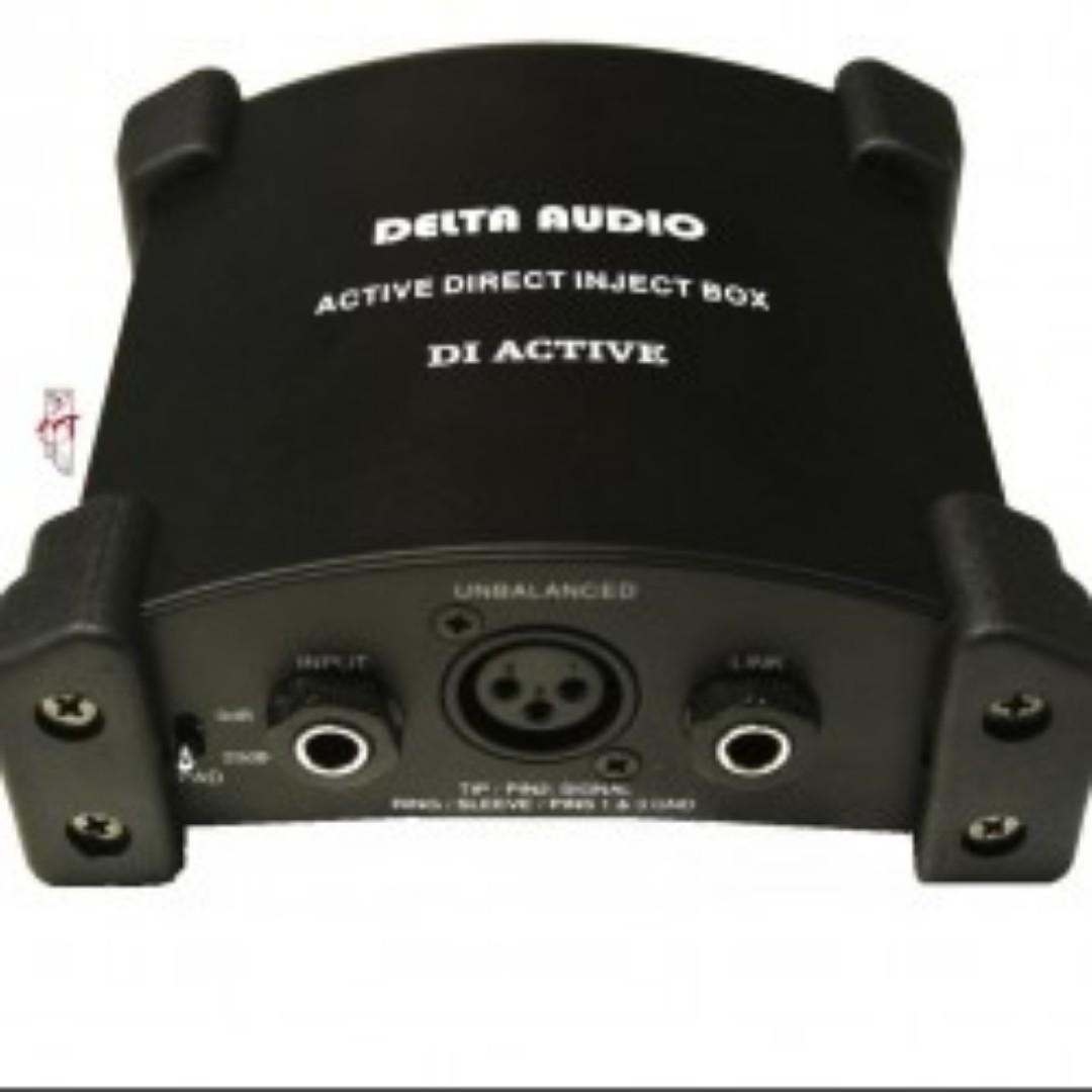 DeltaAudio Active DI Box, Hobbies & Toys, Music & Media, Music