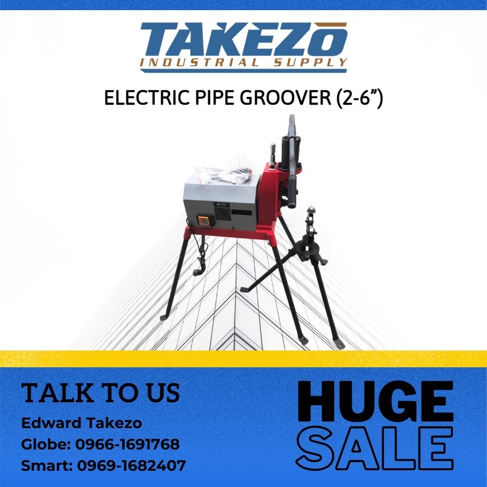 Electric Pipe Groover (26''), Commercial & Industrial, Industrial Equipment on Carousell