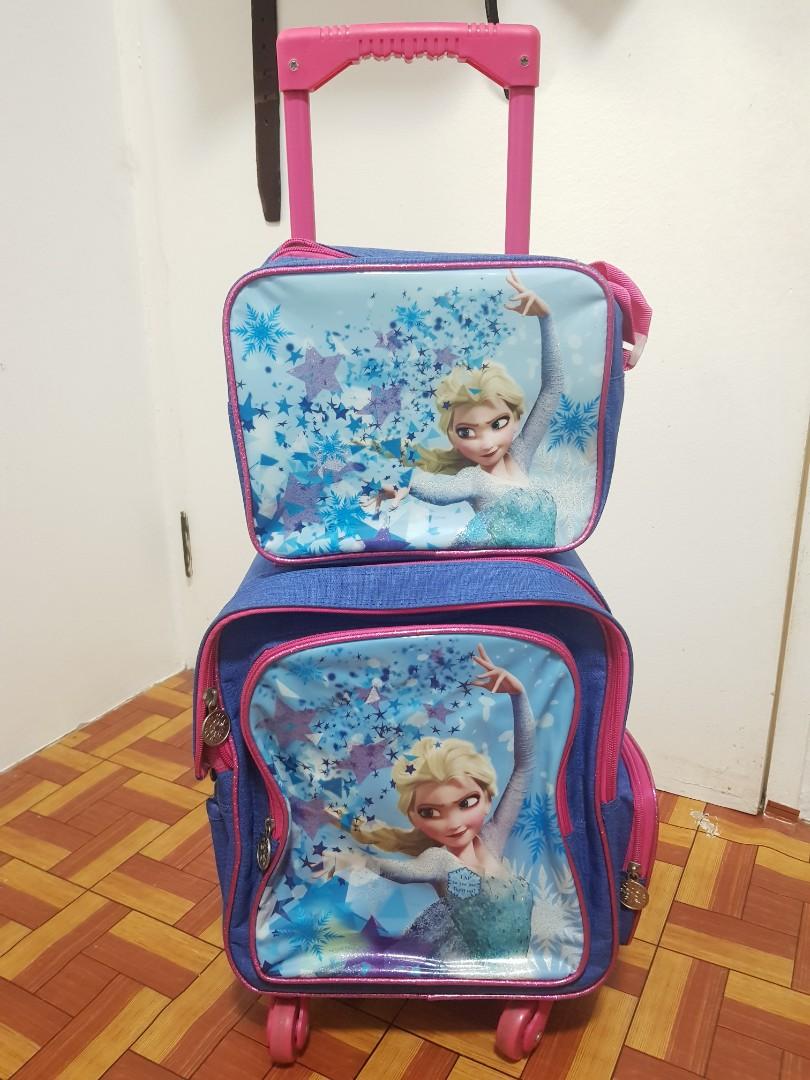 Elsa trolley bag, Babies & Kids, Babies & Kids Fashion on Carousell
