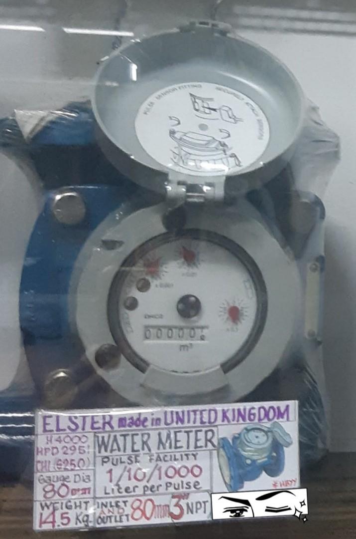 ELSTER WATER METER METERS METERING made in UK H4000 HPD2951 G250 80mm