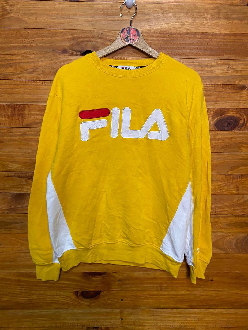 Clearance sale Embroidered Fila Big Logo Sweatshirt