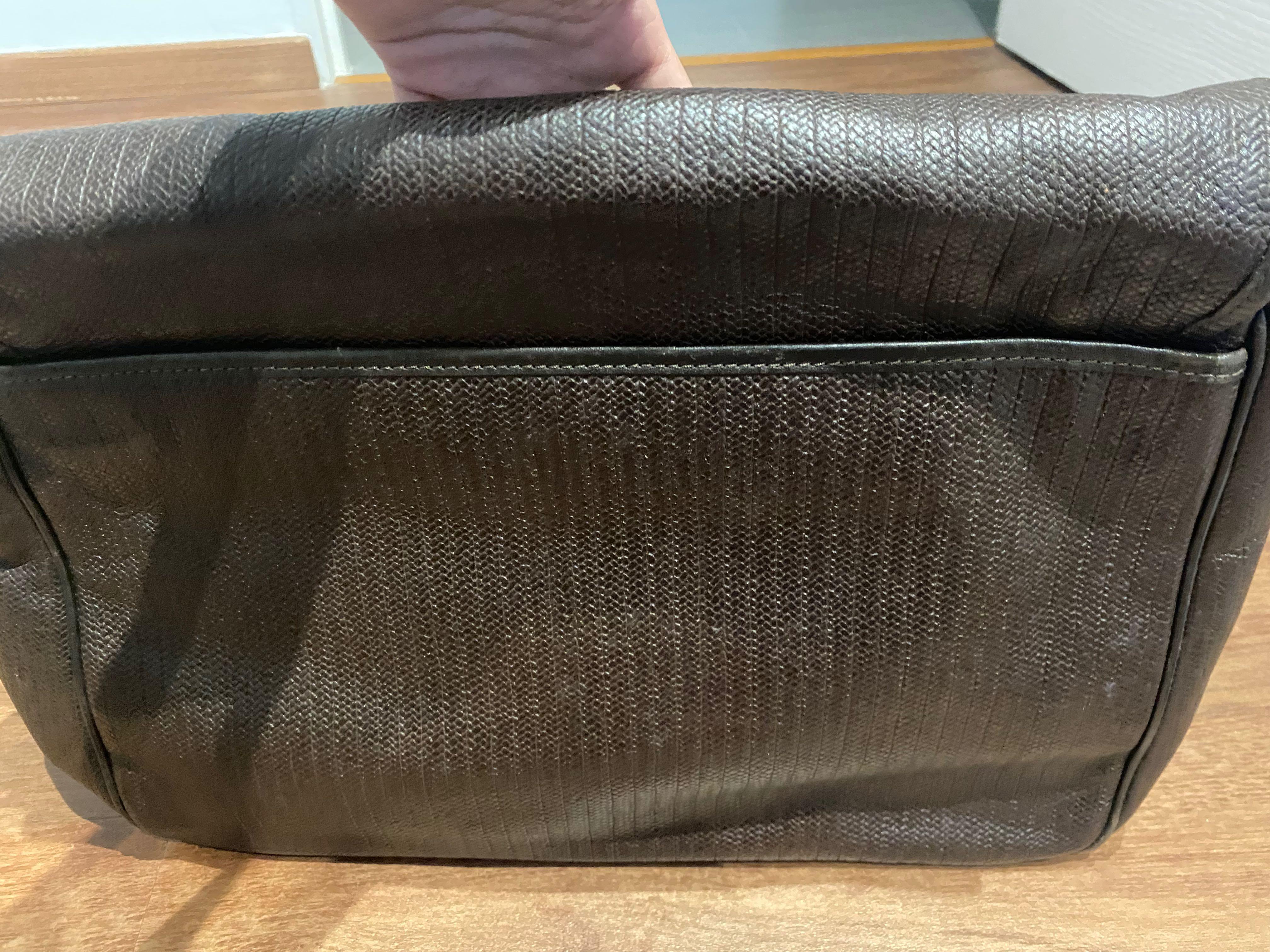 Mens armani shop messenger bag sale
