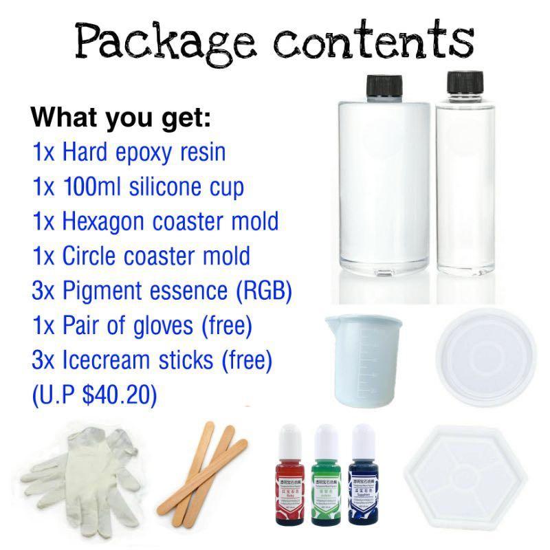 Clear hard hotsell setting resin