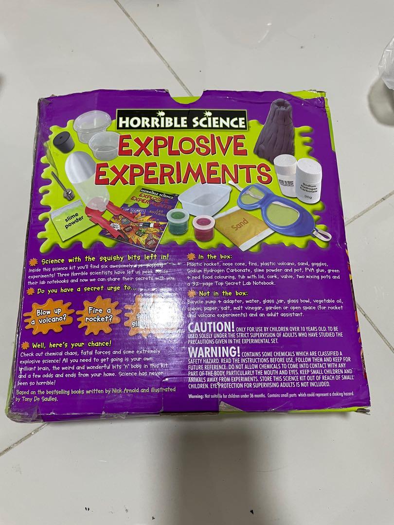 Exploding volcano set (Category: Educational & Learning Toys) located in Singapore. Submitted by nananini (Listing ID 1177269584, Image 2). Description: Used but not abused. I just checked and all the parts are there in the box. A great way to expand your kids’ interest in chemistry. Exploding volcano ftw!.