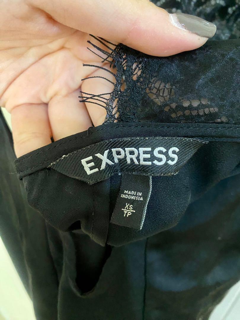 Express Lace Cami, Fesyen Wanita, Pakaian Wanita, Atasan di Carousell