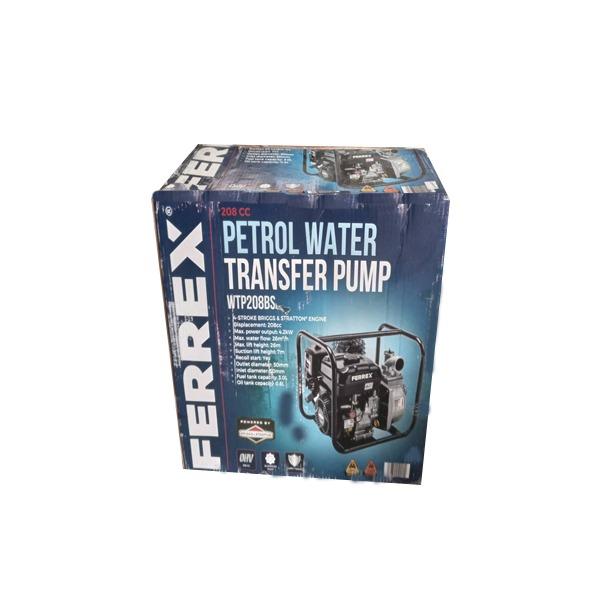 FERREX WTP208BS Petrol Water Transfer Pump 208cc, Commercial