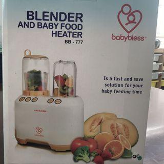 Food processor / sterilizer/ Blender baby food dengan heater untuk MPASI