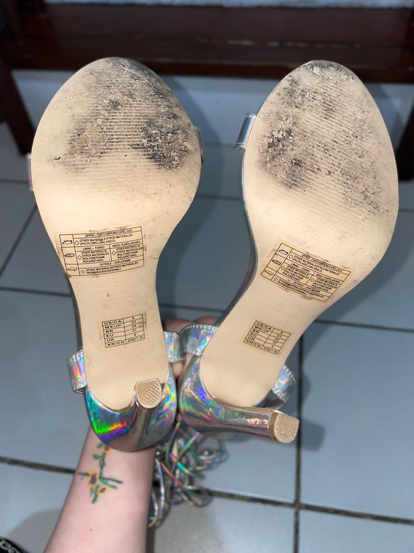 Holographic heels hotsell forever 21