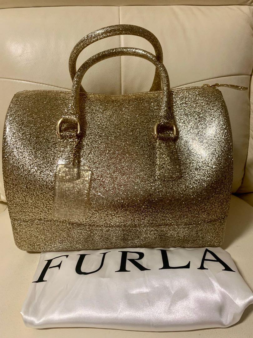 Furla best sale gold bag