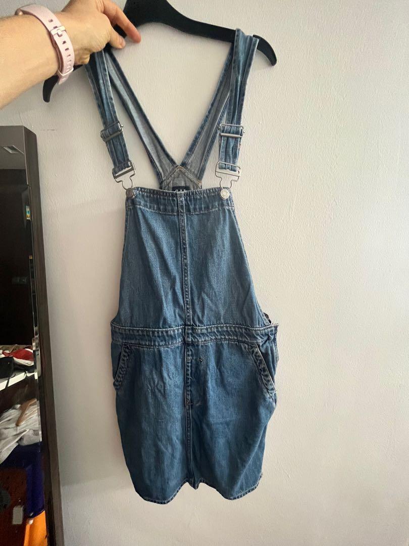 GAP dungaree dress denim XS like new