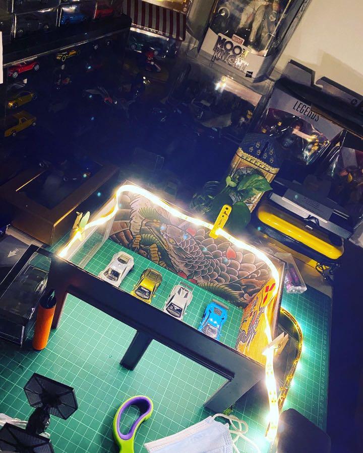 DIORAMA DIECAST 164 HILL VIEW GARAGE CONCEPT HOTWHEELS / MINIGT