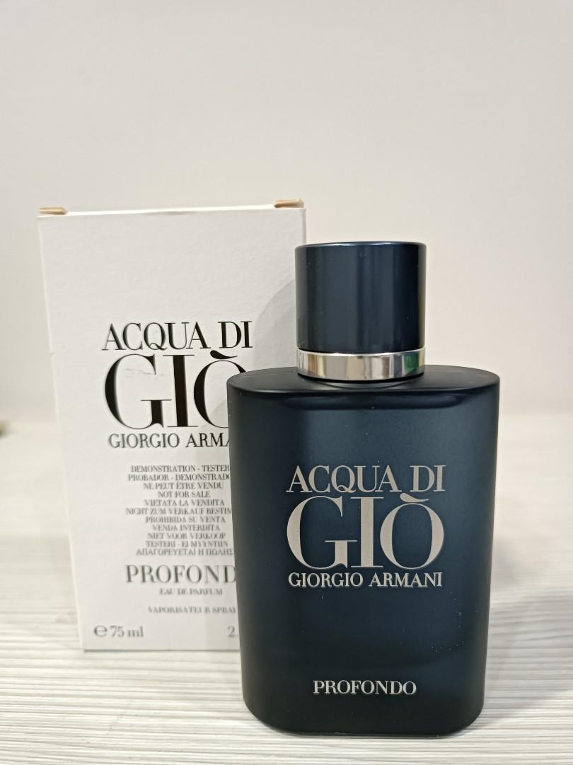 Armani store profondo tester