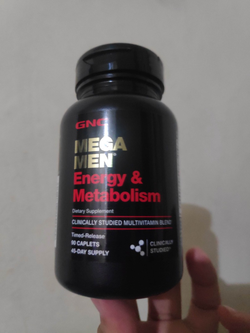 GNC Mega men energy & metabolism, Health & Nutrition, Health
