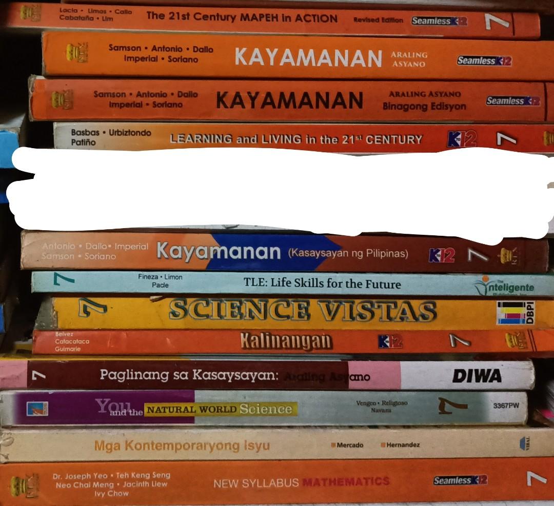 GRADE 7 BOOKS, Hobbies & Toys, Books & Magazines, Textbooks on Carousell