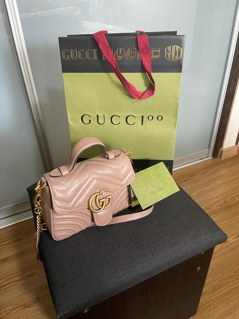 Gg small marmont 2.0 clearance matelasse leather top handle satchel