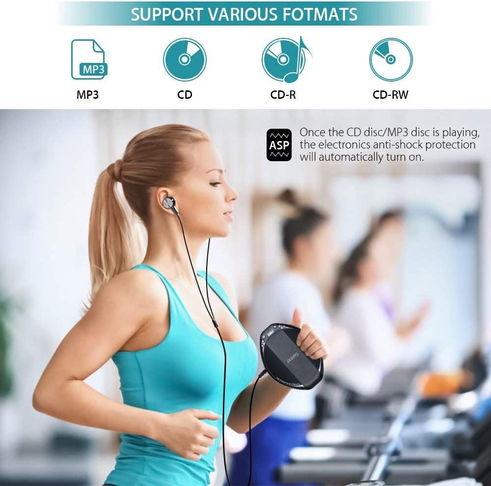 Gueray Portable CD Player HiFi Classic Personal CD Discman with