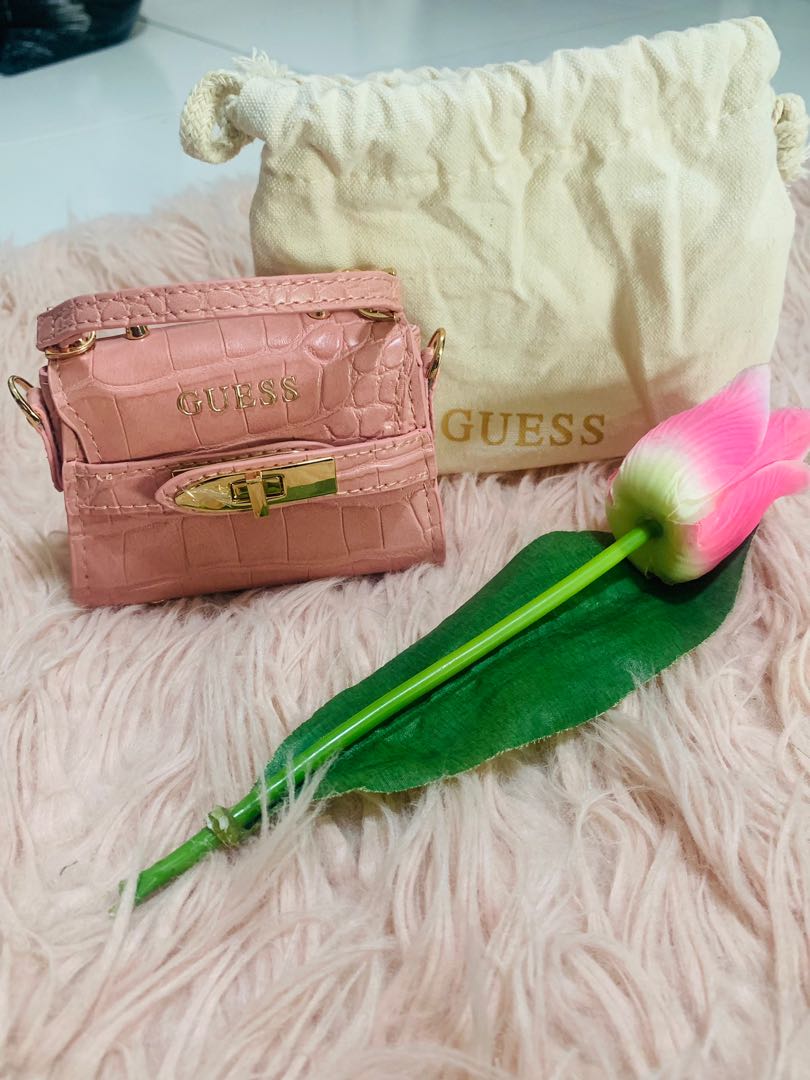 Guess mini bag pink store