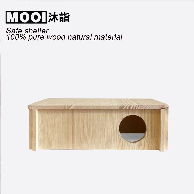 Hamster Syrian cage large wooden hideout house ladder 2 bedroom ...