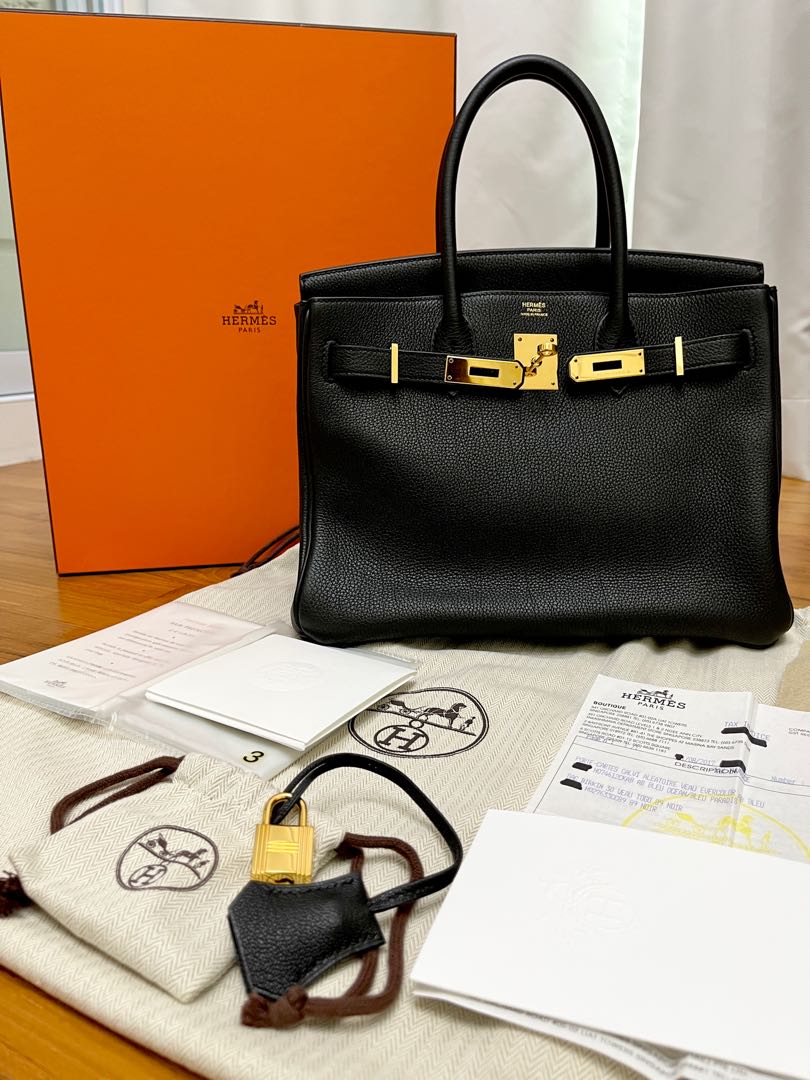 Birkin outlet noir hermes