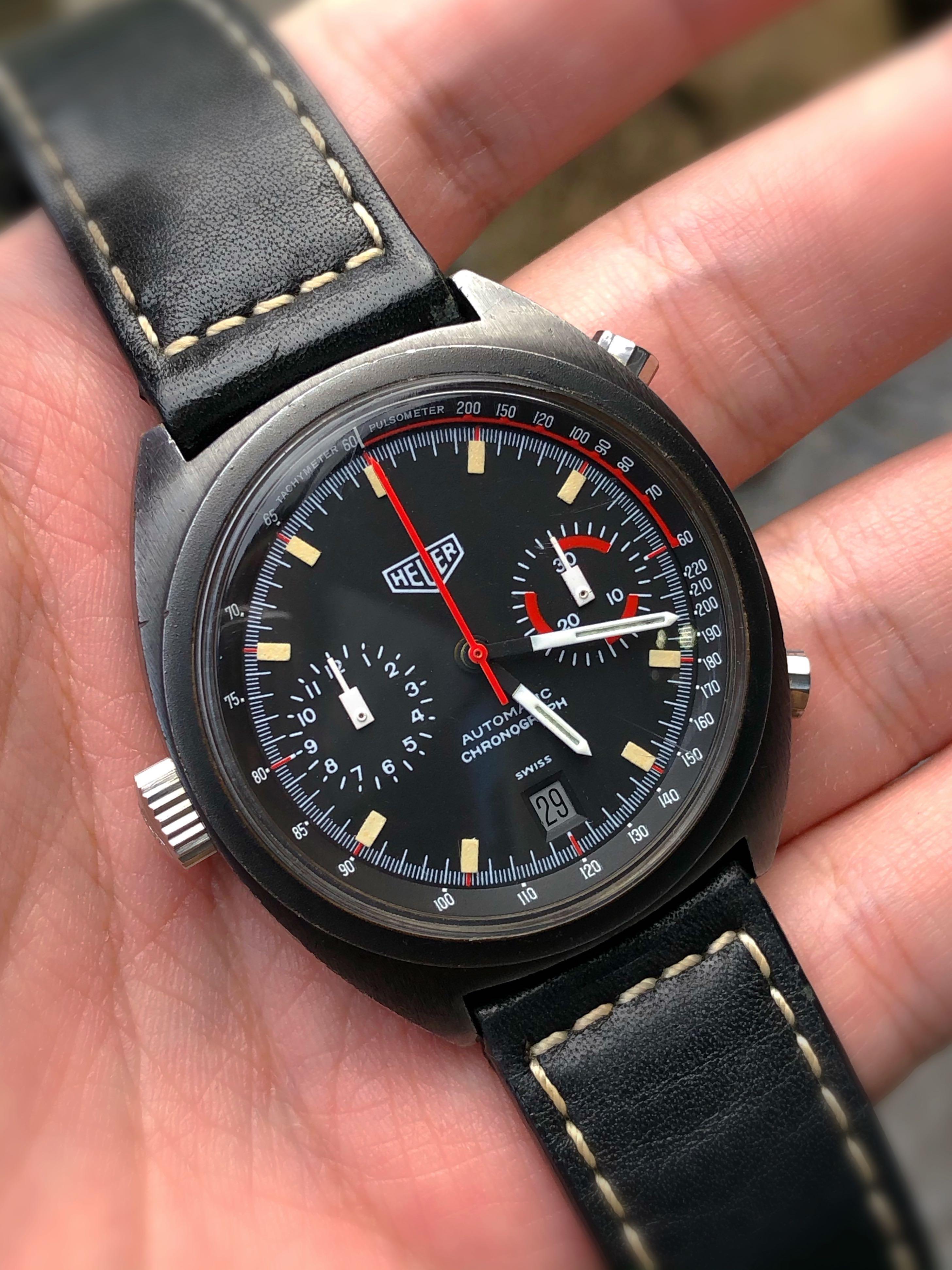 Heuer hotsell monza vintage