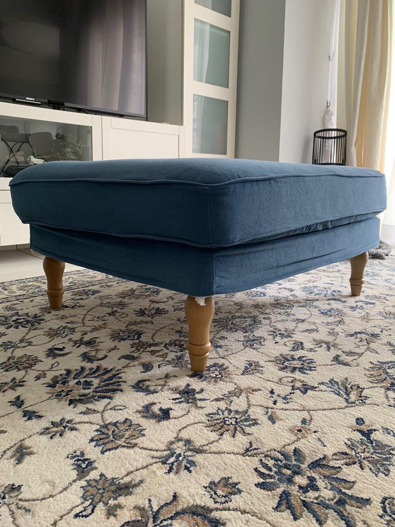 IKEA Stocksund Ottoman + Extra Cover, Furniture & Home Living, Furniture, Other Home Furniture