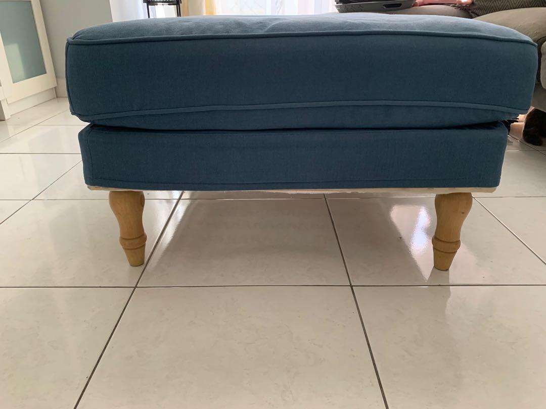 IKEA Stocksund Ottoman + Extra Cover, Furniture & Home Living, Furniture, Other Home Furniture