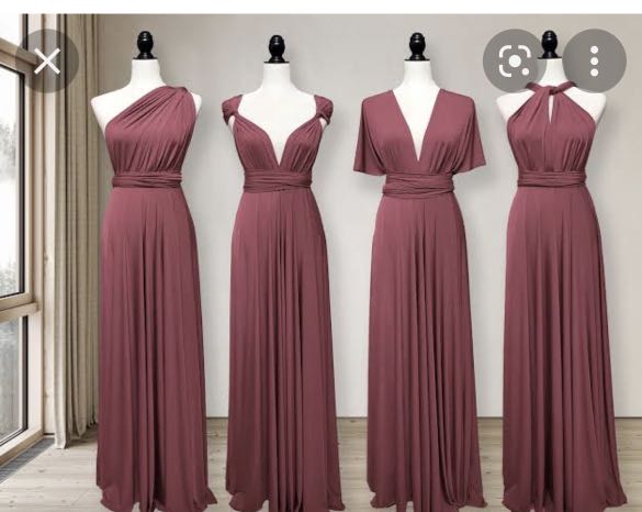 Infinity Dress Rose pink 3 dresses (PACKAGE), Women's Fashion, Dresses ...
