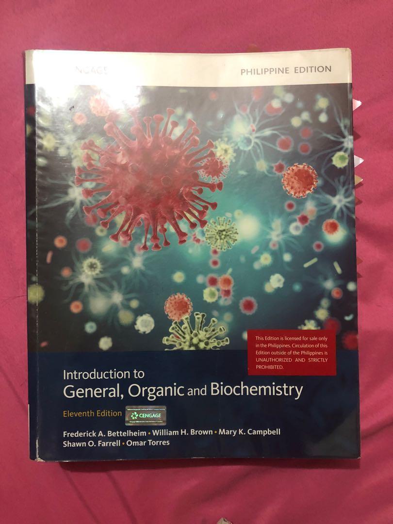 Introduction to General, Organic, and Biochemistry 11th ed (Bettelheim ...