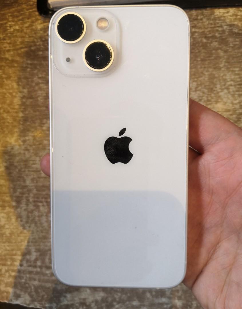 iphone 13 mini 256 白色蘋果原廠保養, 手提電話, 手機, iPhone 