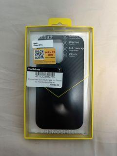 iphone 13 pro rhinoshield solid suit case (carbon/black)