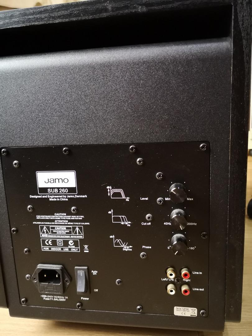 Jamo s260 subwoofer 2025