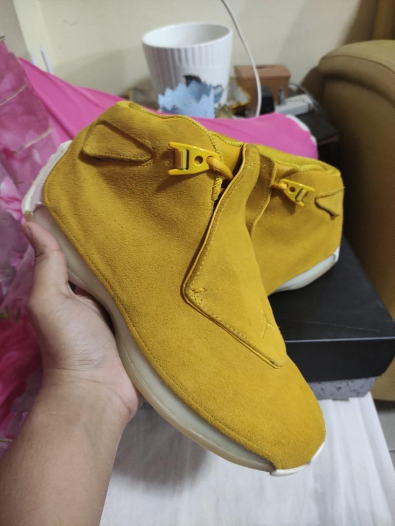 Yellow ochre jordan 18 store