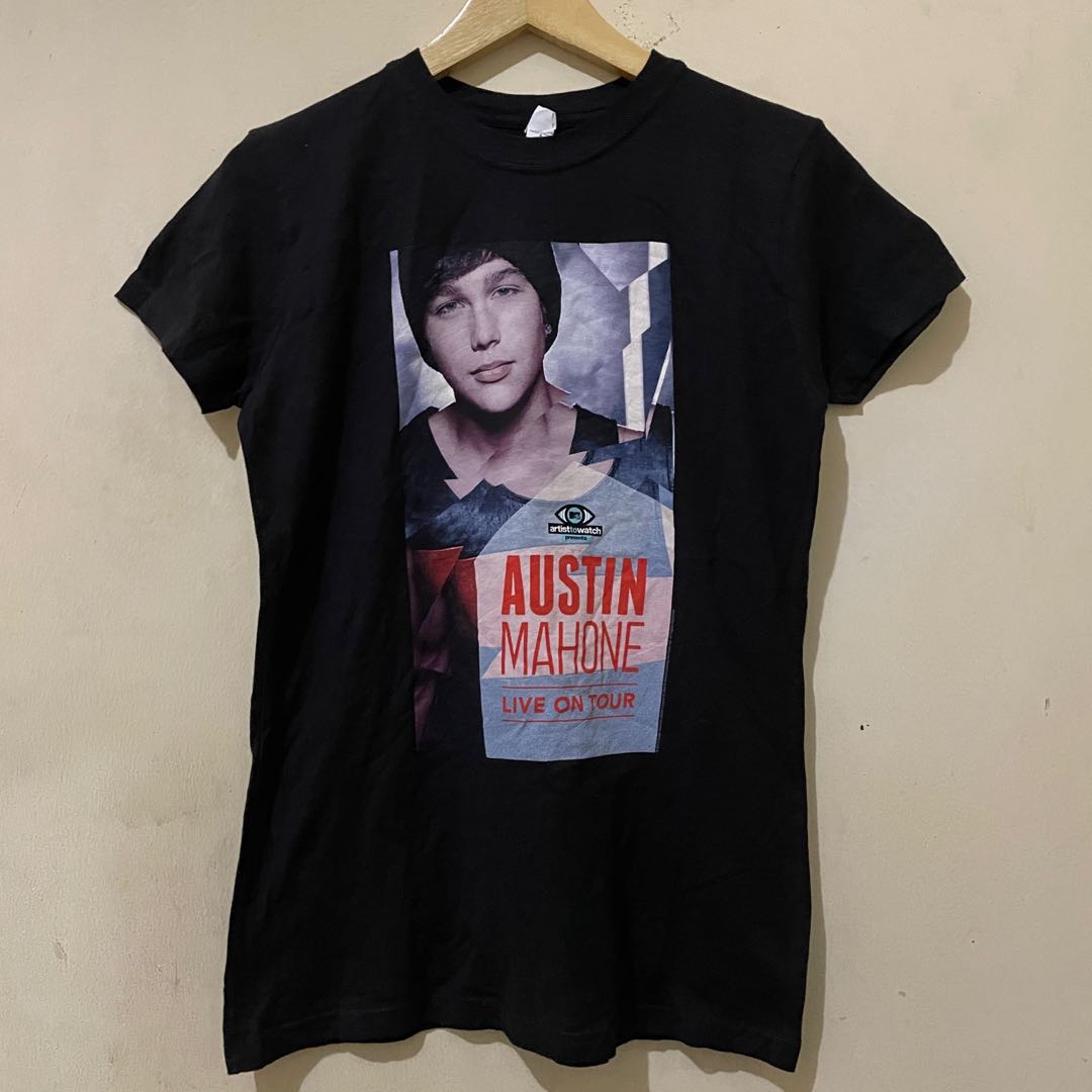 Kaos Singer Austin Mahone Official Tour License 2013 Size Medium