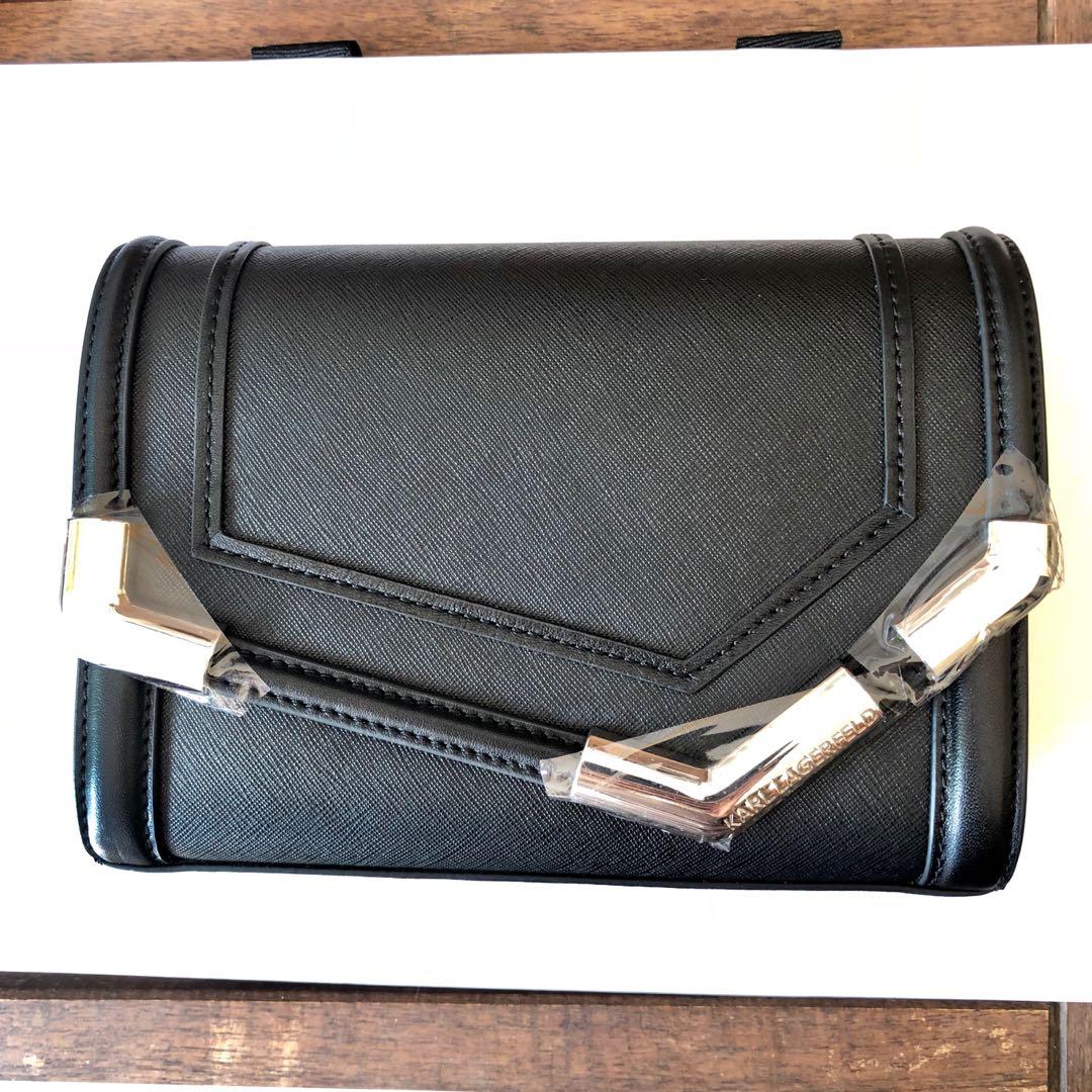 Karl lagerfeld rocky saffiano shoulder bag discount
