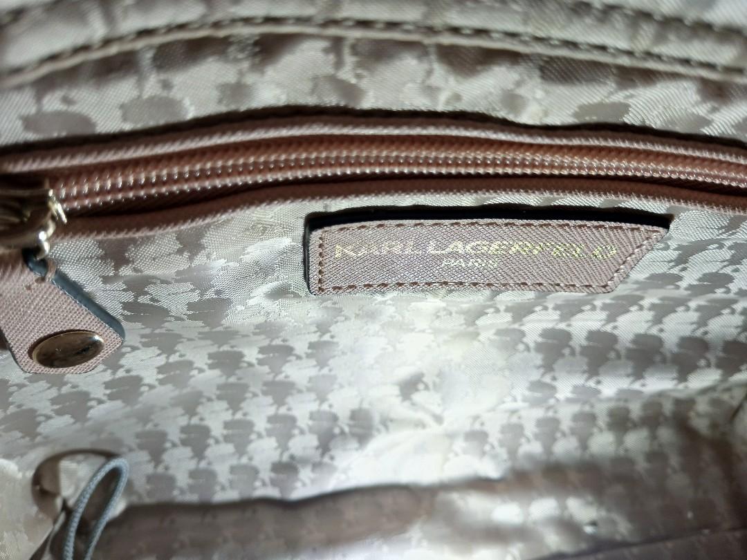 Karl Lagerfeld Paris Karolina Chain Tote Bag, Luxury, Bags & Wallets on Carousell