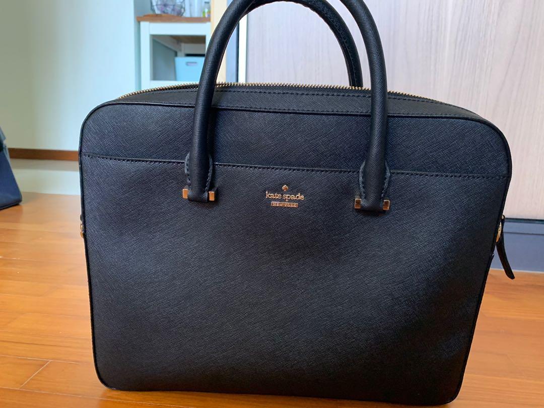 AUTHENTIC Almost New Kate Spade New York Saffiano Leather 13” Laptop Bag,  Luxury, Bags & Wallets on Carousell