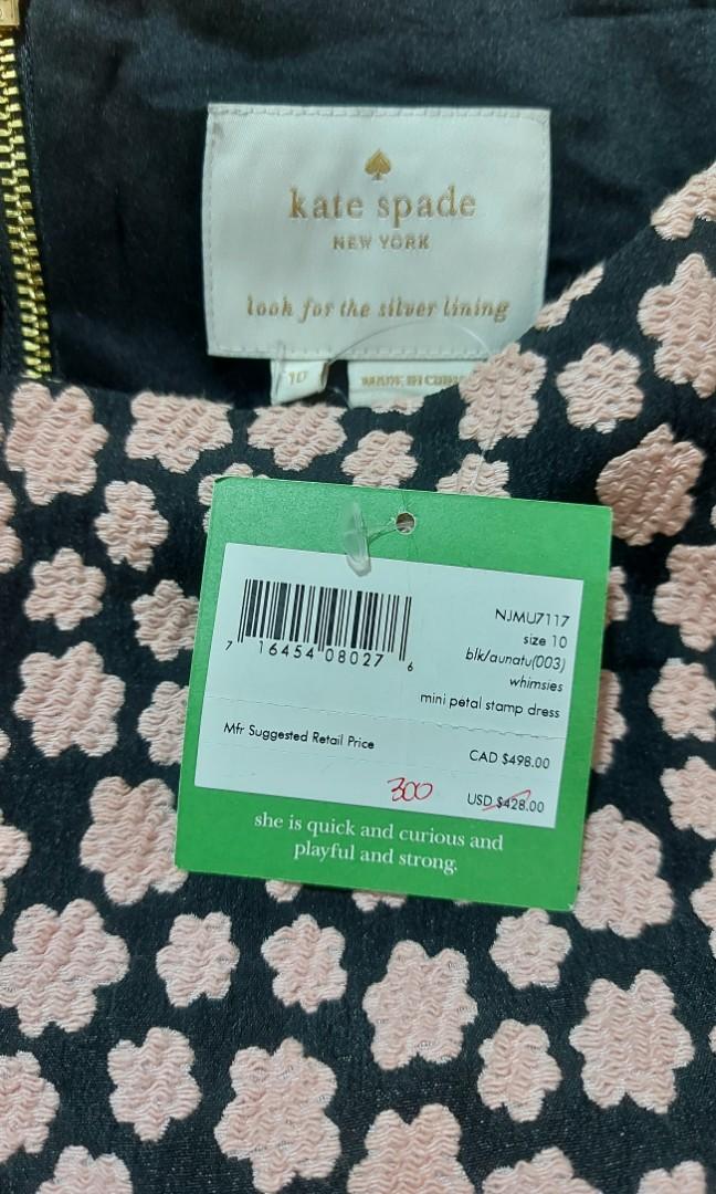 Kate spade clearance petal stamp dress
