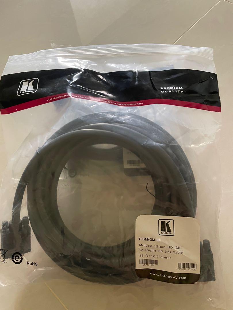 Kramer VGA cables 35 ft, Computers & Tech, Parts & Accessories, Cables